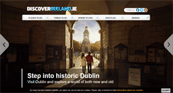 Desktop Screenshot of discoverireland.ie